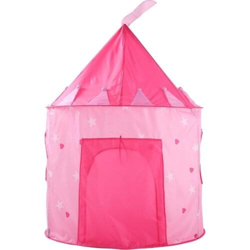 Pink Princess Dreamy Children Game Tent Blue Stars Indoor Toys Playing Space Kids Private Room Portable Cubbyhole Kids Toys