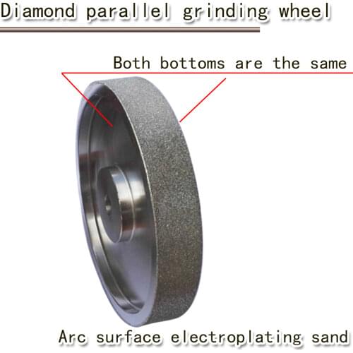 Grinding Wheel,srecessed two sides 6''(157mm), 12.7mm hole,25mm thick Electric diamond grinding wheel