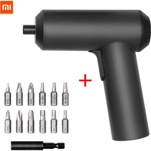 XIAOMI Mijia Cordless Rechargeable Screwdriver 3.6V 2000mAh Li-ion 5N.m Electric Screwdriver With 12Pcs S2 Screw For Smart home