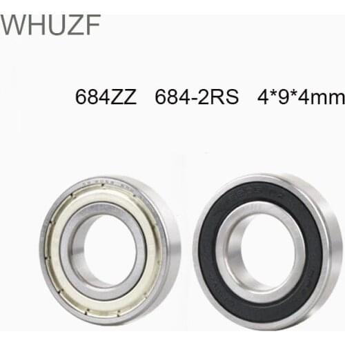 WHUZF 684ZZ Bearing 684-2RS 4*9*4mm ABEC-1 ( 5/10PCS ) Miniature 684Z Ball Bearings 684 RS Fans Hobby Quadcopter L-940ZZ Bearing