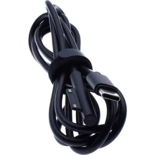 DC Plug Adapter Charging Cable for Microsoft Surface Pro 6 5 4 3 Laptop USB Type C Power Connector Cord for Surface Pro 6