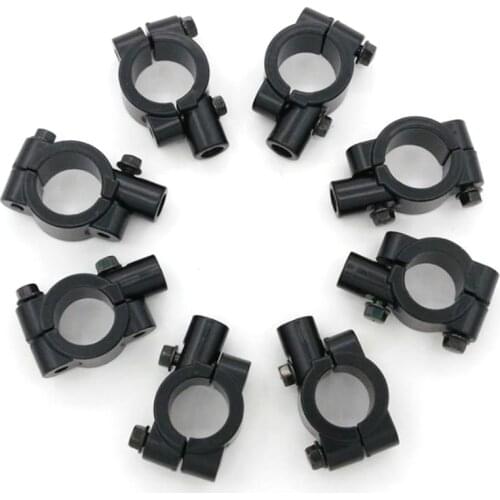 1pc 8mm 10mm Mount Brackets Clamps Mirror Mount Clamp Rear View Mirror Holder Motorcycle Bike Handlebar Mirror Adaptor Holder