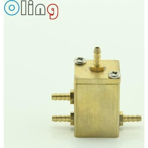 1PC Dental Chair Single Air Control Water Valve Square Water Control Valve 4 Connectors Dental Materials Free Shipping SL1214