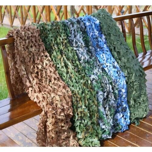 2x3m 2x4m 2x5m 3x3m 3x5m Hunting Military Camouflage Nets Woodland Army Camo netting Camping Sun ShelterTent Shade sun shelter