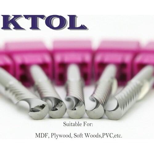 5pc 6x22mm Down-Cut 1 Flute Milling Cutter CNC Router Bits for MDF Left Spiral Carbide End Mill CNC Engraving Tools Cutting Bit