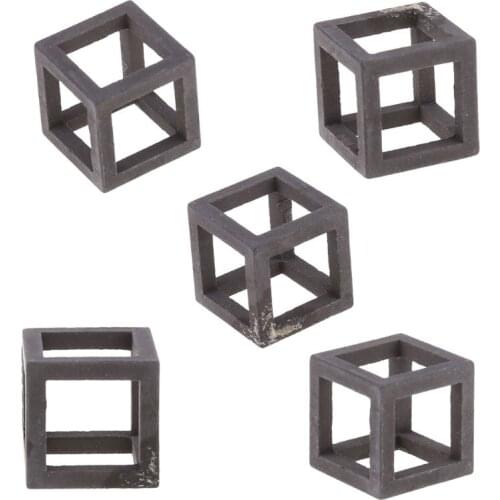 5Pcs/set Fish Tank Decoration Ceramic House Shelter For Small Shrimp Fish Aquarium Ornaments 20*20*20mm Drop Ship