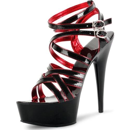 Summer Women Sandals Narrow Band Vintage High Heels PU Buckle Strap Thin High Heels waterproof Party Wedding woman shoes 2020