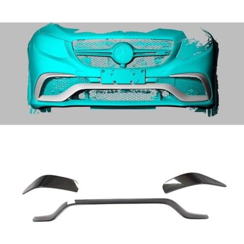 Suit For Benz Mercedes Carbon Fiber Front Gle63 Amg Modified Middle Lip Air Knife Vent Trim