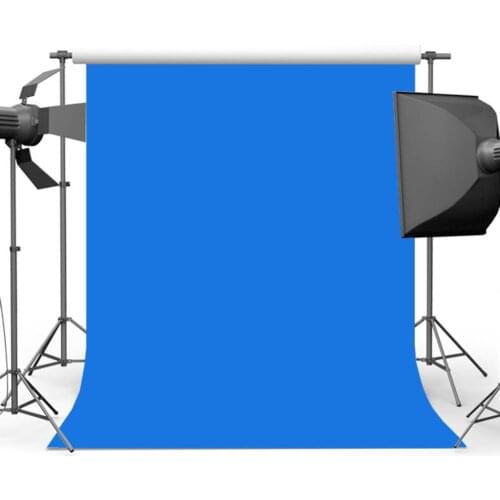 Mehofoto Children Photo Background for Photographic Blue Solid Color Backdrop for Booth Studio MW-178