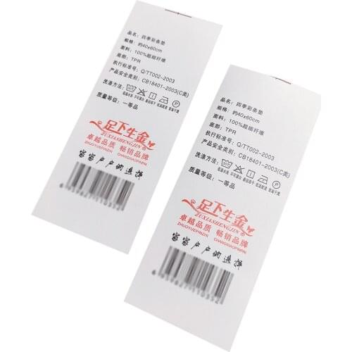 Custom Eco-Friendly 100% Cotton Print Name Labels For Garment Tags Clothing Sewing Main Label For Fashion Clothing Shoe Tag