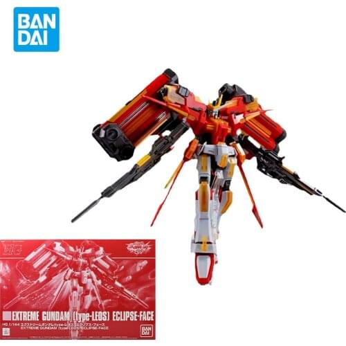 Bandai Gundam Model Kit Figure HGUC 1/144 Gundam Maxter Extreme PB Anime Character 13cm Action Doll Collect Gift Toy for Kids