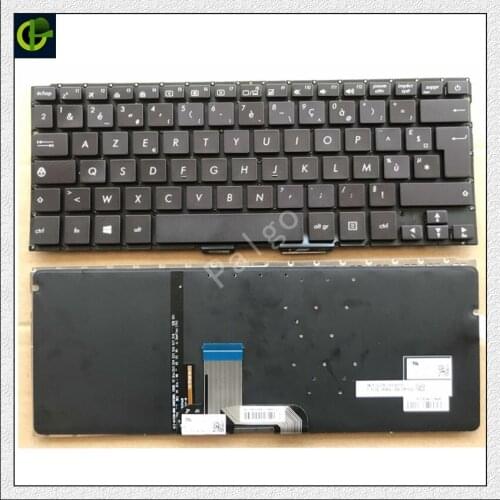French Azerty Backlit keyboard for ASUS RX410U UX310 UX410 RX310 U310 U310U UX4000 U4000 U4000U U4000UQ UX410U UX310U FR Belgian