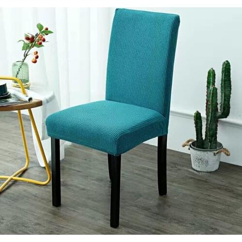 General office size 1/2/4 office dining room wedding banquet chair cover spandex removable elastic thick seat cover