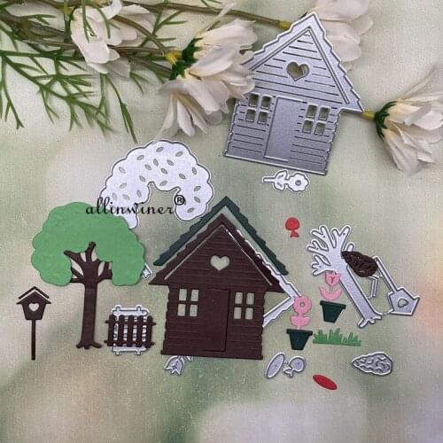 Tree house decoration Metal Cutting Dies Stencils For DIY Scrapbooking Decorative Embossing Handcraft Die Cutting Template