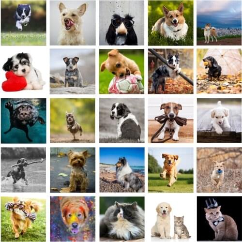 Golden Panno 3d Diamond Mosaic Home Decor Diamond Embroidery diy diamond Painting Cross Stitch kit Animal cartoon picture 40x40