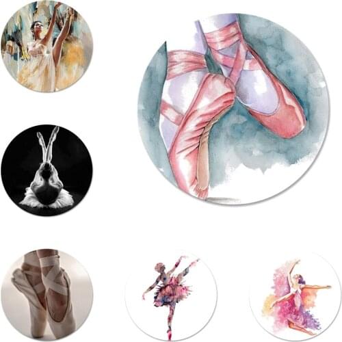 New Arrival Ballerina girl dancing Badge Brooch Pin Accessories For Clothes Backpack Decoration gift
