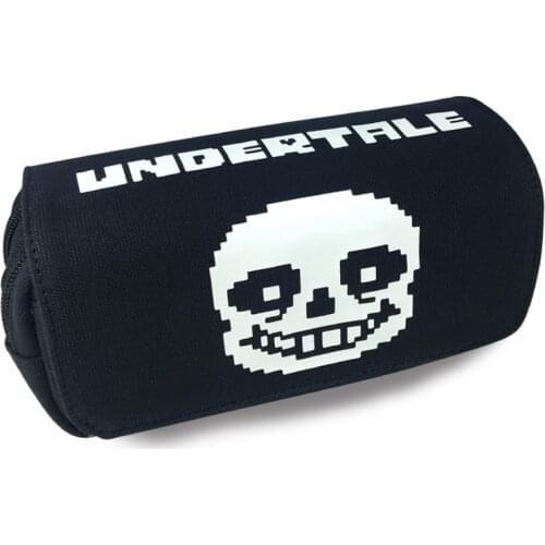 ORANGE CAT Black Cosmetic Bags