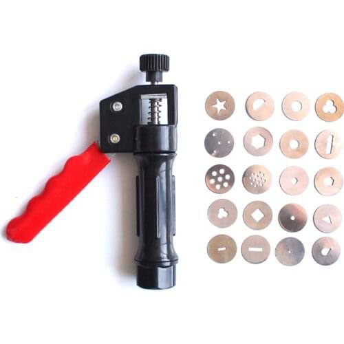 Hand-held Stainless Steel Rotary Mud Gun For Ceramic Soft Clay Extruder Pottery Modeling Auxiliary Art Tools