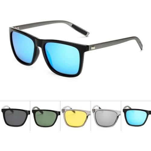 Unisex Retro Square Polarized Sunglasses Mirror Lens Vintage Sun Glasses For Men Women Polaroid sunglasses uv400 retro de sol