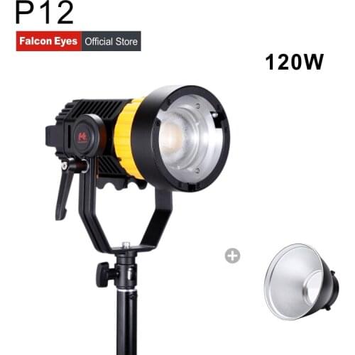 Falcon Eyes P-12 P12 120W Bowens Mount Daylight LED Continuous Spot Light Photography Light Adjustable Focus Length Fill Light