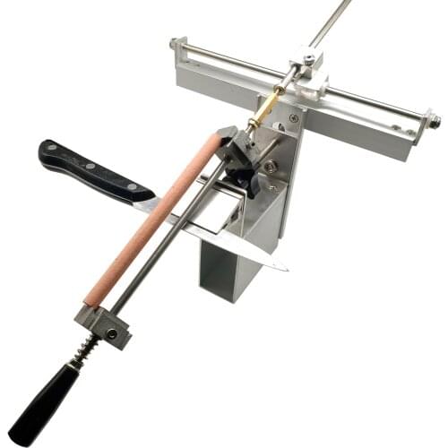 KME Knife sharpener Easy to Grinding 200# 500# 1000# diamond whetstone Leather strop Polishing Sy-003