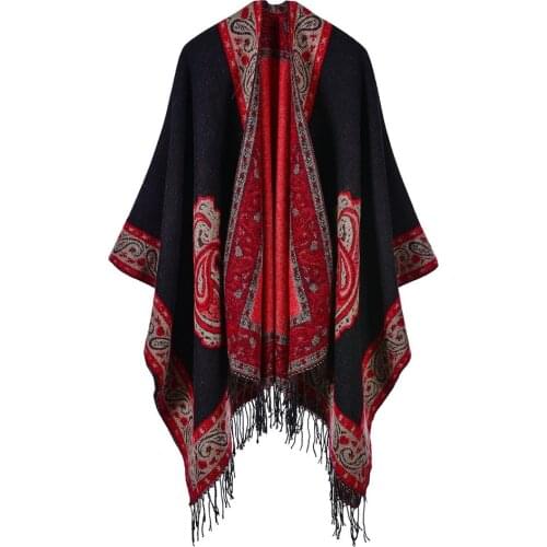 Tourism warm cape national wind imitation cashmere cashew fruit flower windproof scarf shawl air-conditioned room warm cape