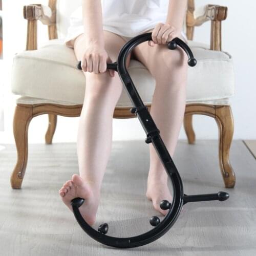 Trigger Point Self Massager Stick Hook S-Shaped Theracane Body Muscle Relief Original Thera Cane Back Massager Therapeutic Tools
