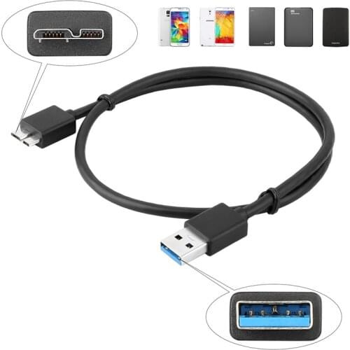 USB 3.0 Type A To Micro B Extension Cable for External Hard Drive Disk HDD for Samsung S5 Note3 USB HDD Data Cable
