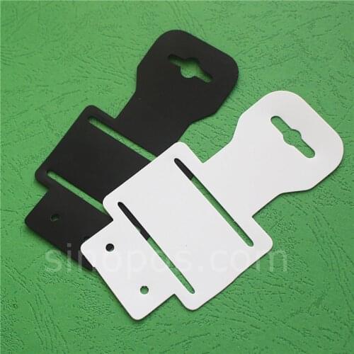 Comb Merchandising Hanger, peghook hair brush retail display header hanging hook tools plastic holder handle scabbard hang tab