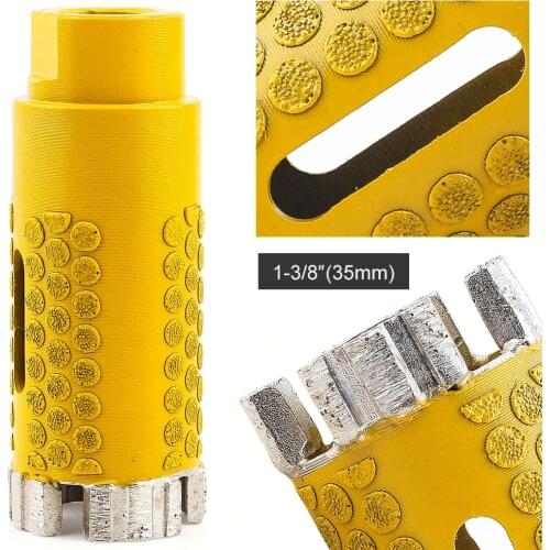 1-3/8 inch stone 35mm core drill bit for dry or wet fast drilling granite,marble and Engineered stone