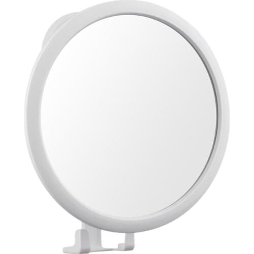 Drill-Free Wall Type Vanity Mirror 360 Degree Rotation Mirror Shower Mirror Adjustable Bathroom Mirror Shaving Mirror