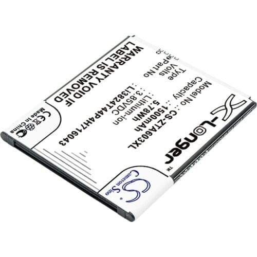 CameronSino for ZTE 602ZT A521 BA520 BA603 Blade A520 Blade A520C Blade A603 Blade E02 Li3824T44P4H716043 battery
