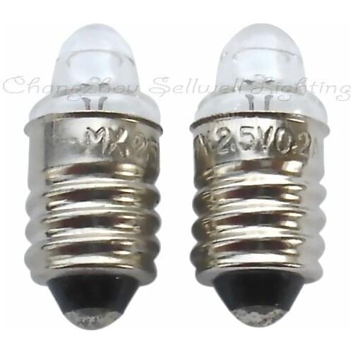 E10 2.5v 0.2a Miniature Lamp Bulb Light A012