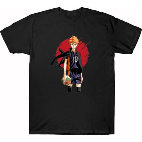 Japanese Manga Haikyuu T Shirt Men Summer Hot Sale Clothes Tobio Kageyama Typography Tee Yu Nishinoya Kawaii Graphic Tees