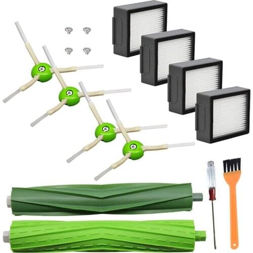 Hepa Filter Side Brush for IRobot Roomba I7 I7+ I6 I8 I3 Plus E5 E6 E7 3150 E&I Series Vacuum Cleaner