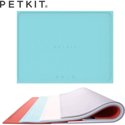 PETKIT Dog Cat Placemat Mat FDA Grade Silicone Waterproof Pet Food Mat Non-Skid Spill Proof Pet Feeding Mat 46x34cm
