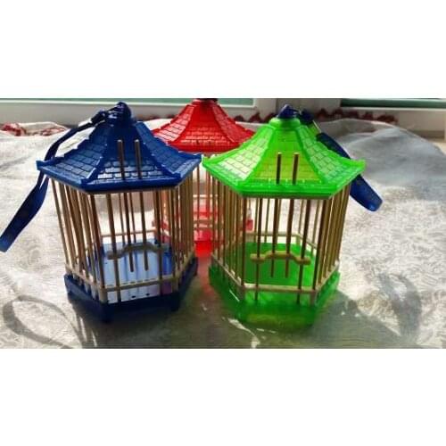 Insect Grasshopper Feeding Cage Cricket Small Simple Box House Children Kids Gift Toy Exploring Ability Developing Unisex 2021