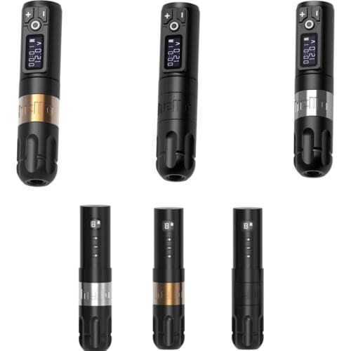 Top High Quality Wireless Tattoo Machine Pen Swiss Motor With 1800mA/h Wireless Battery For Tattoo Liner Shader Free Shipping