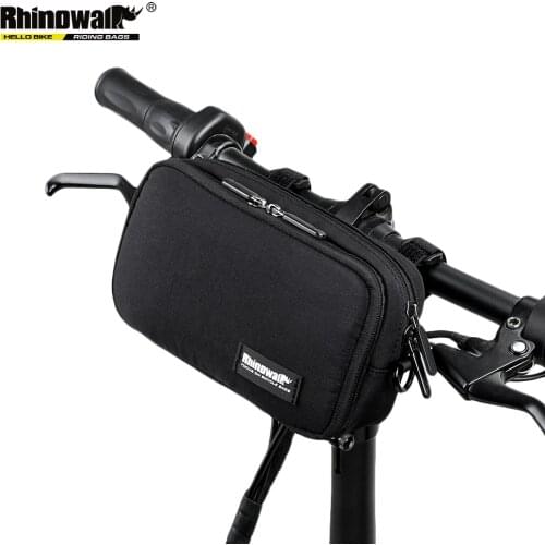 Rhinowalk Multifunctional Handlebar Frame Bike Bags Bicycle Cycling Front Basket Handbag Frame Tube phone holder shoulder bike b