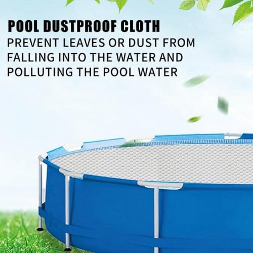 Newest Pool Cover Round Solar Swimming Pool Tub Cover 183/152/122cm Outdoor Bubble Blanket Accessories Dropship Wholesale