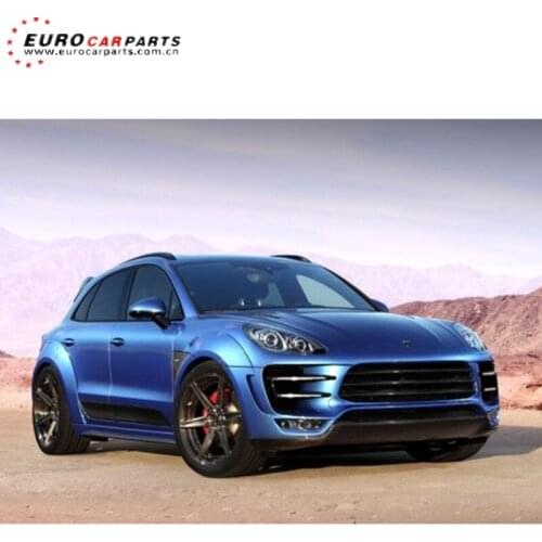 Carbon fiber Macan front lip rear diffuser door trims roof spoiler trunk spoiler lights cover fuel tank cover interior trims
