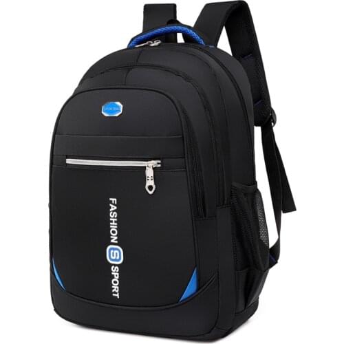 Backpack mens simple large-capacity travel bag fashion boarding bag business trip travel gift bag computer backpack