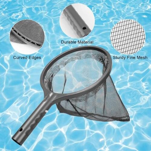 Pool Skimmer Net Multifunctional Leaf Salvage Fine Mesh Practical Pool Cleaning Supplies for Swimming Pool Spa Pond TS2