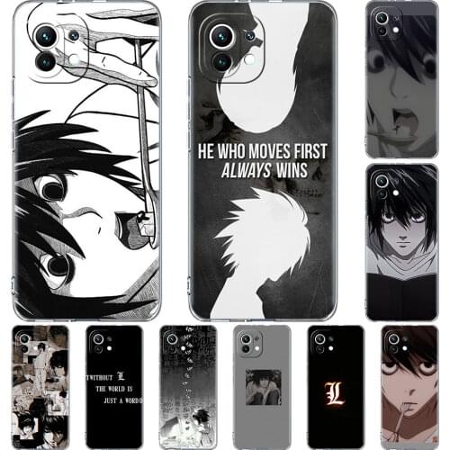 Silicone Phone Case For Xiaomi Mi Poco X3 NFC 10T Pro 11 M3 Note 10 Lite F3 9T F1 11i Clear Soft Back Cover Death Note Anime Cas