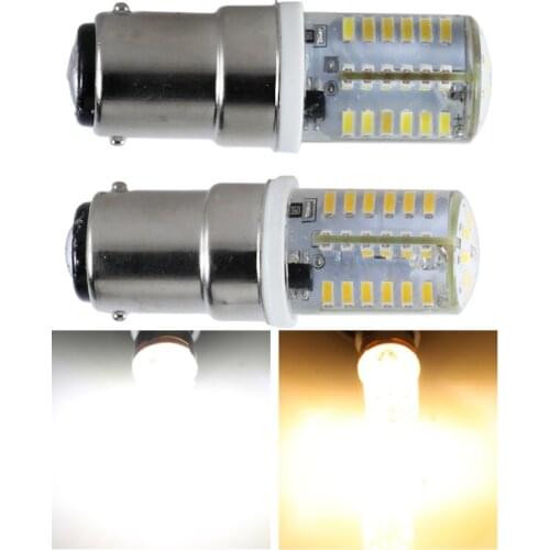 Bombilla led 12v bulb b15 B15D 3W super silicone body corn candle spotlight 12 V volt small light for sewing machine home lamp