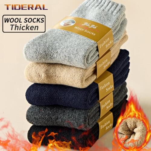 TIDERAL Mens Wool Socks