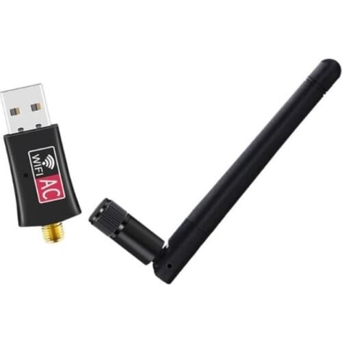 USB Wifi Adapter 5.8GHz+2.4GHz Wi-fi Receiver High Speed AC600Mbps Wi-fi Antenna Wireless PC Network Card 802.11ac