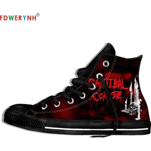 High Top Canvas Mens Casual Shoes Cannibal Corpse Band Most Influential Metal Bands Of All Time Lightweight Shoes For Women Men