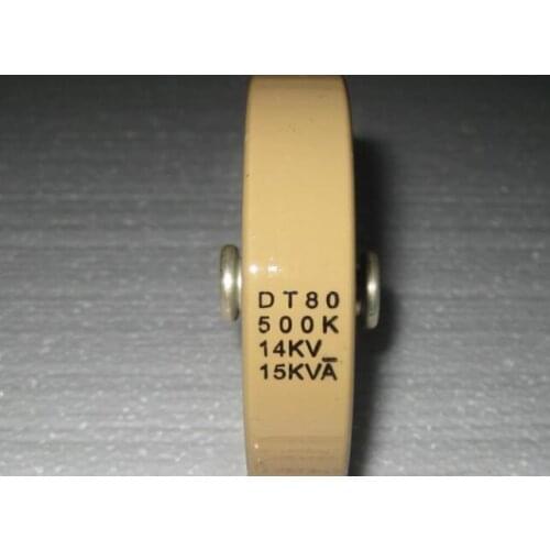 DT80 500K 14KV 15KVA 500P/PF high frequency machine high frequency plate type high voltage ceramic ceramic dielectric capacitor