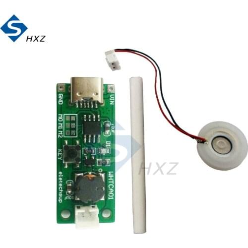 1pcs USB Mini Humidifier DIY Kits Mist Maker and Driver Circuit Board Fogger Atomization Film Atomizer Sheet Mini Oscillating